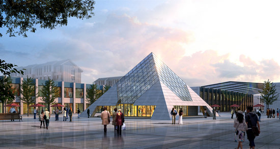 北京金字塔网架